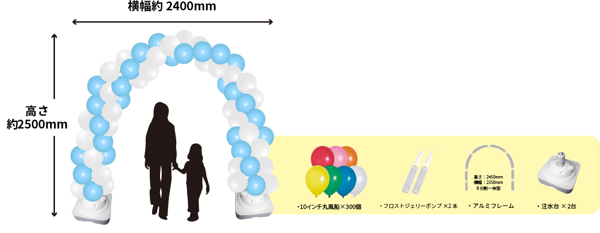 バルーンアーチ